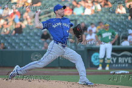 MLB: Toronto Blue Jays at Athletics