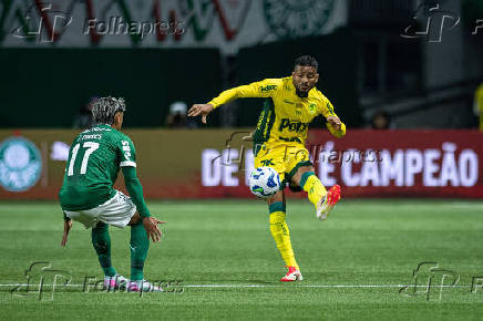 Partida entre palmeiras e mirassol pelo brasileirão de futebol