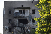 Aftermath of a Russian drone attack in Odesa