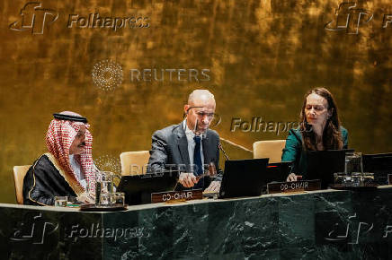 UN conference to work towards a two-state solution between Israel and the Palestinians, in New York