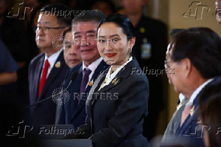 Thai Constitutional Court removes PM Shinawatra from office, in Bangkok
