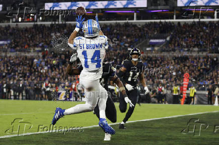 NFL: Detroit Lions at Baltimore Ravens