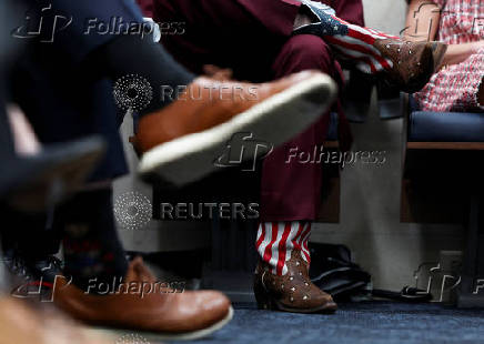 White House Press Secretary Karoline Leavitt holds a press briefing at the White House in Washington