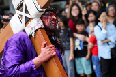 Good Friday procession in South Tangerang