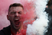Championship Playoff Final - Fans in London ahead of Sheffield United v Sunderland