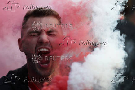 Championship Playoff Final - Fans in London ahead of Sheffield United v Sunderland