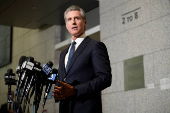 California Governor Gavin Newsom attends a hearing on the use of National Guard troops amid federal immigration sweeps, in San Francisco