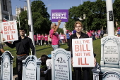 Protests ahead of debate on the assisted dying bill in Parliament