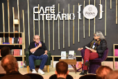 Ruy castro e isabel lustosa conversam sobre o livro 