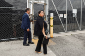 Congressional Democrats try to enter an ICE facility in Broadview, Illinois