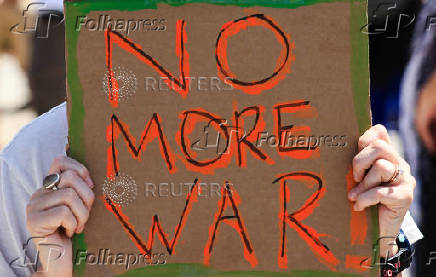 Demonstration against U.S. involvement with Israel in attacks on Iranian nuclear facilities, in Los Angeles
