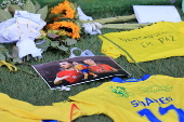 Tributes to Diogo Jota and Andre Silva at Diogo Jota Academy
