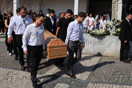 Velório dos jogadores Diogo Jota e André Silva, na Igreja Matriz de Gondomar, em Portugal