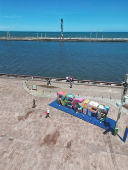 Vista do Marco Zero do Recife, situado no bairro Recife Antigo