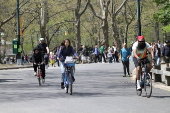Celebração de páscoa no central park.