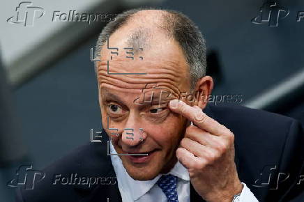 Election of German Chancellor and swearing-in of the cabinet at Bundestag in Berlin