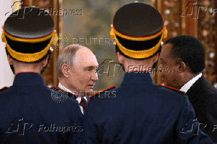 Russia's President Putin and Congo Republic's Sassou meet in Moscow