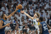 NBA: Playoffs-Golden State Warriors at Minnesota Timberwolves