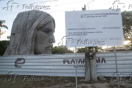 Obra do maior Cristo do mundo suspensa