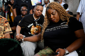 Family members of George Floyd mark the 5th anniversary of his death, in Pearland, Texas