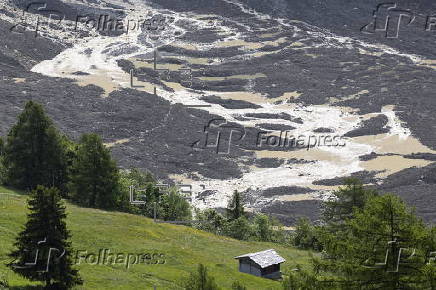 Aftermath of Birch Glacier collapse in Switzerland