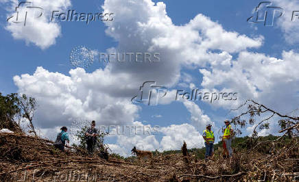 Aftermath of deadly flooding in Hunt, Texas