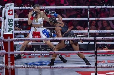 Pelea por el campeonato indiscutible superpluma: Miranda - Baumgardner