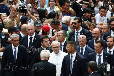 Pope Leo leads the Mass in Castel Gandolfo