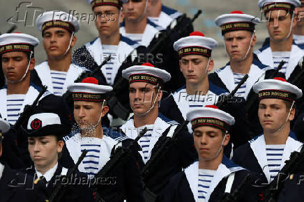 Annual Bastille Day celebrations in Paris