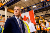 Canadian PM Carney tours steel fabricator Walters Group in Hamilton