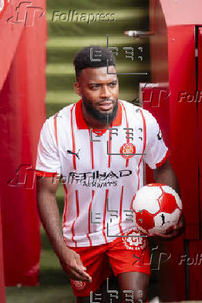 Presentación del nuevo jugador del Girona FC Thomas Lemar