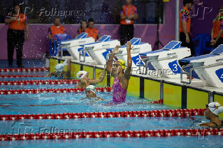 ASSUNCAO, PARAGUAI, 11.08.2025-JOGOS PAN AMERICANOS JR.-FINAIS NATACAO FEMININA