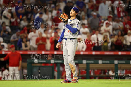MLB: Los Angeles Dodgers at Los Angeles Angels