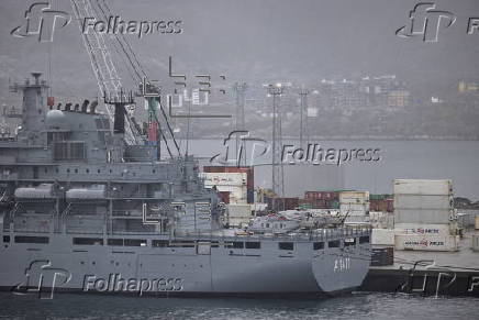 The German Navy ship FGS Berlin visits Greenland