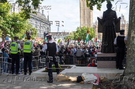 UK police make arrests at rally against Palestine Action ban