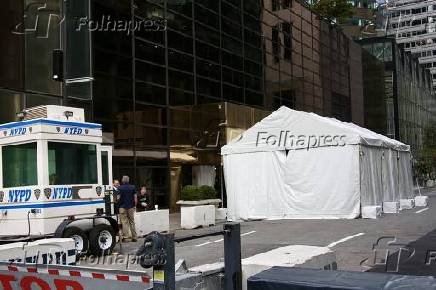 tráfego pesado em manhattan devido à unga 80.