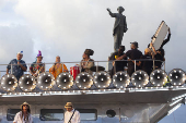 Gravação de vídeo com pioneiros do axé music em Salvador