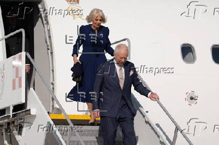 Britain's King Charles and Queen Camilla on state visit to Italy