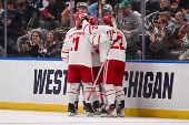 NCAA Hockey: Frozen Four-Semifinals-Game Two-Boston University vs Penn State