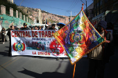 Comerciantes bolivianos protestan contra la 