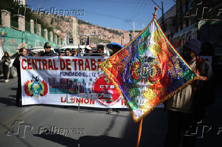 Comerciantes bolivianos protestan contra la 