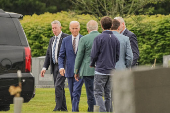 Former U.S. President Biden visits the gravesite of his late son Beau Biden, in Wilmington