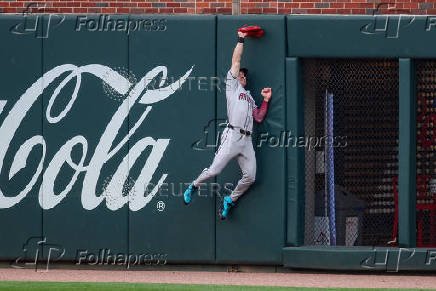 MLB: Arizona Diamondbacks at Atlanta Braves