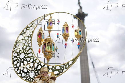 Eid al-Adha celebrations in London's Trafalgar Square