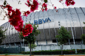 BBVA Stadium, a FIFA 2026 World Cup host venue, in Guadalupe