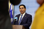 United Nations Security Council meeting about the conflict between Israel and Iran, in New York