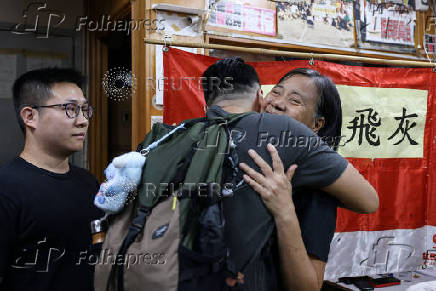 Press conference on Hong Kong?s League of Social Democrats party dissolution amid China?s national security law, in Hong Kong