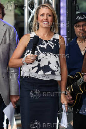 Dreyer smiles during a taping of the 'TODAY' show in New York