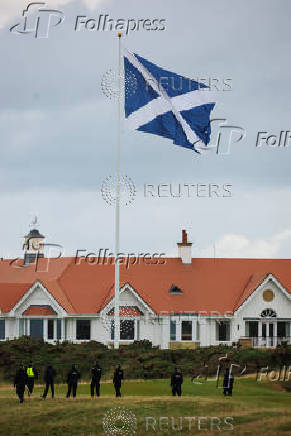 U.S. President Trump visits Scotland