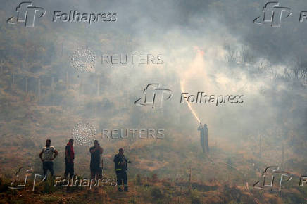 Wildfire in Albania